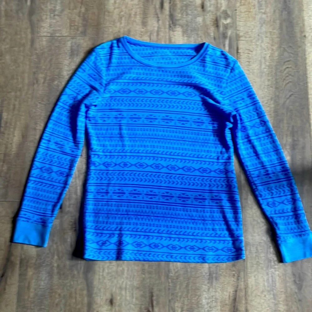 Columbia blue long sleeved workout top size medium - Picture 1 of 4